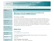 Tablet Screenshot of conference.ifess.org